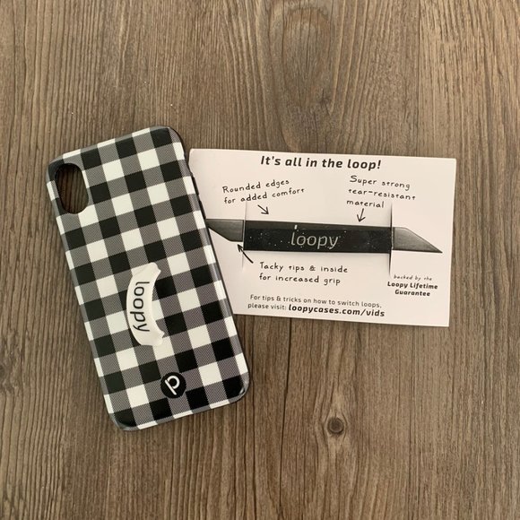 Loopy Case Accessories - Loopy iPhone X/XS Plaid (Lefty) Case
